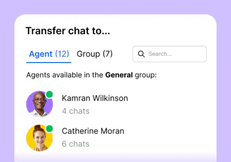 transfer chats