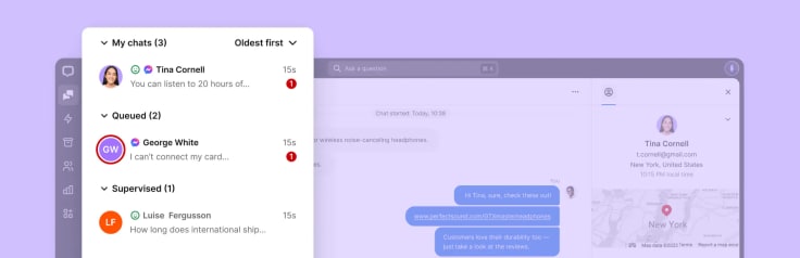 livechat assigned chats