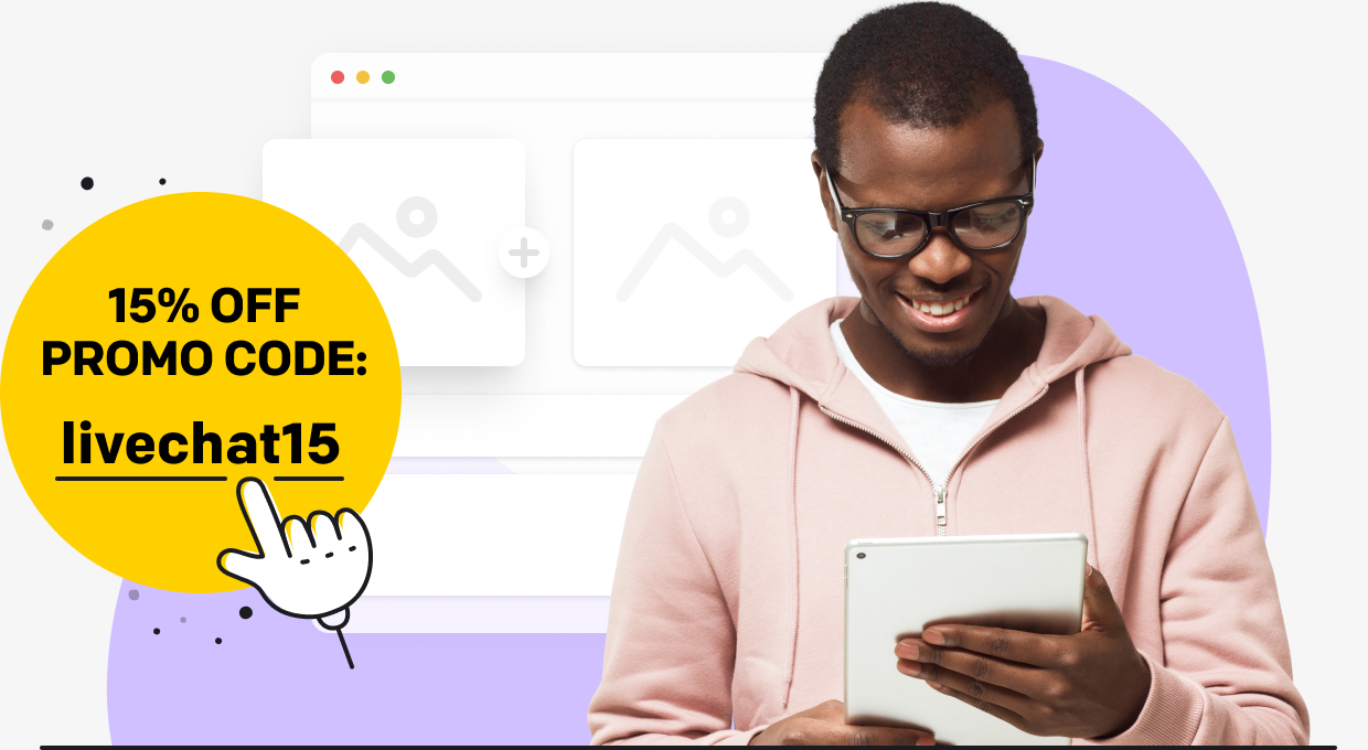 15% off promo code - livechat15