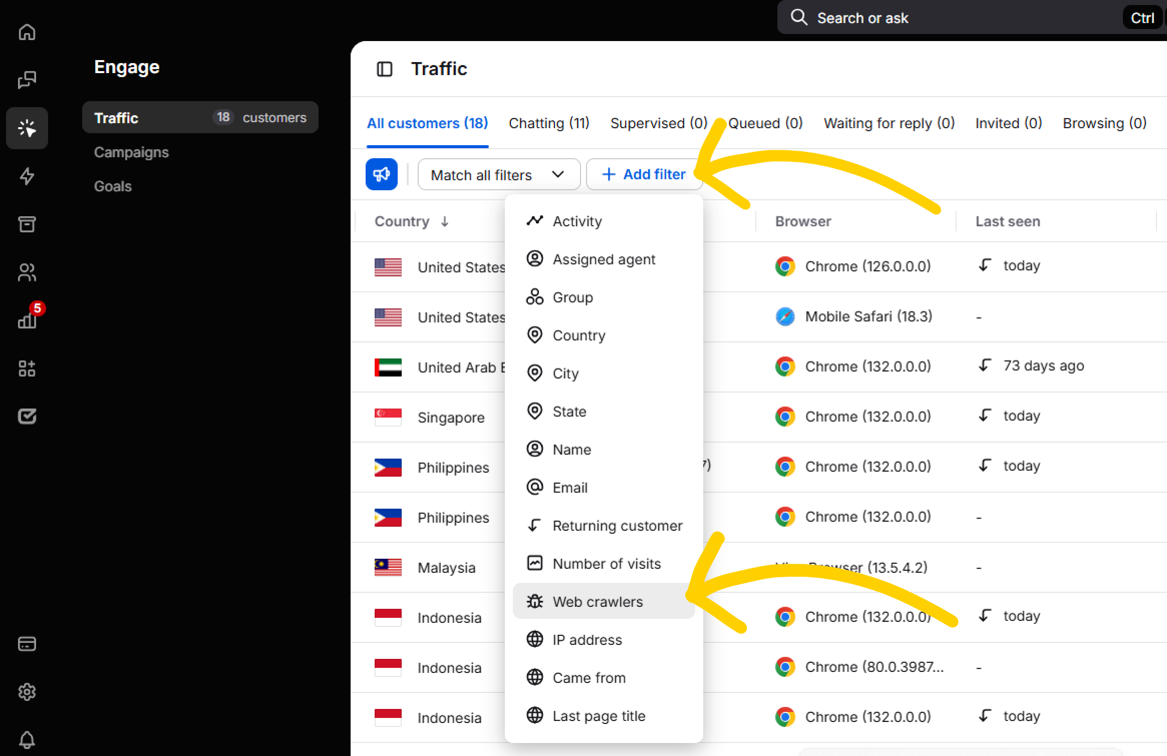 Arrows_pointing_towards_filtering_options_in_the_LiveChat_app_traffic_section