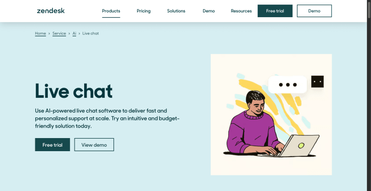 zendesk chat main page