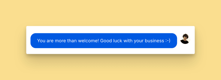 canned goodbye message