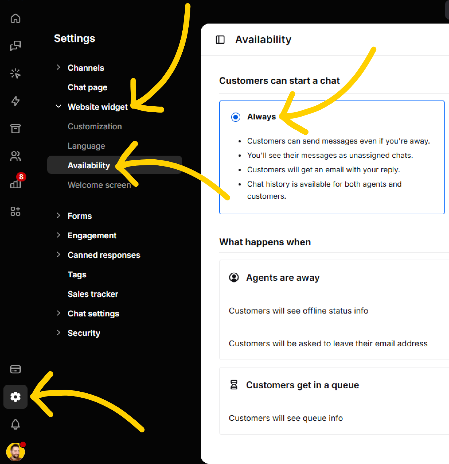 Enable Messaging Mode