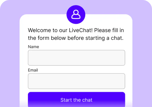Pre-chat survey is one of the areas available in the customer details tab inside the Chats section of the LiveChat® agent app. It's where you see the information provided in the pre-chat survey.