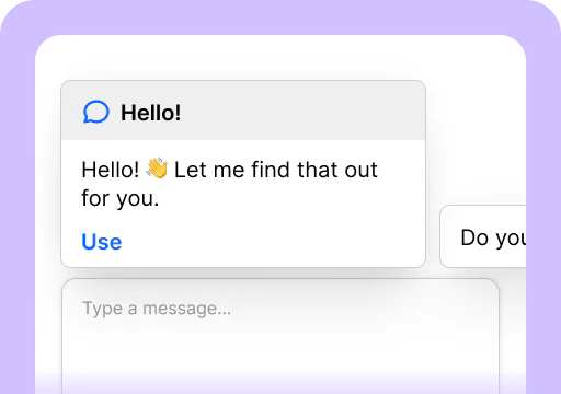 Reply suggestions is one of the areas available in the chat feed inside the LiveChat® agent app. It's where you get your knowledge sources to suggest the most fitting reply to your customer's questions.