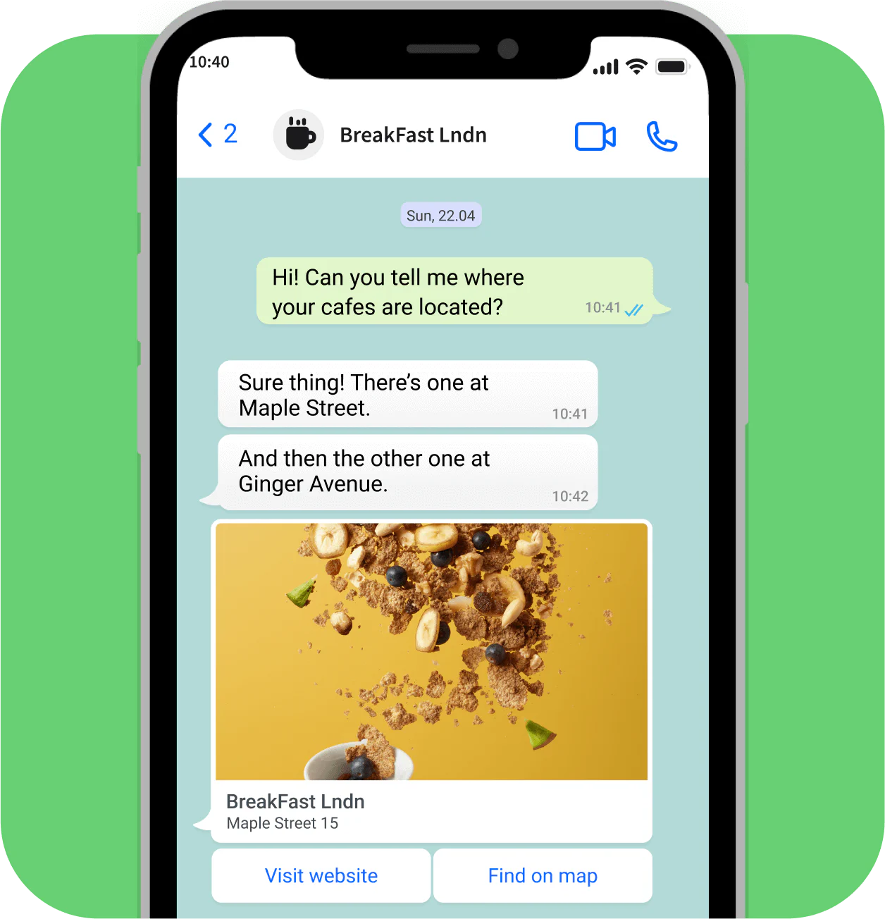 LiveChat®’s integration with WhatsApp, showcasing global connectivity