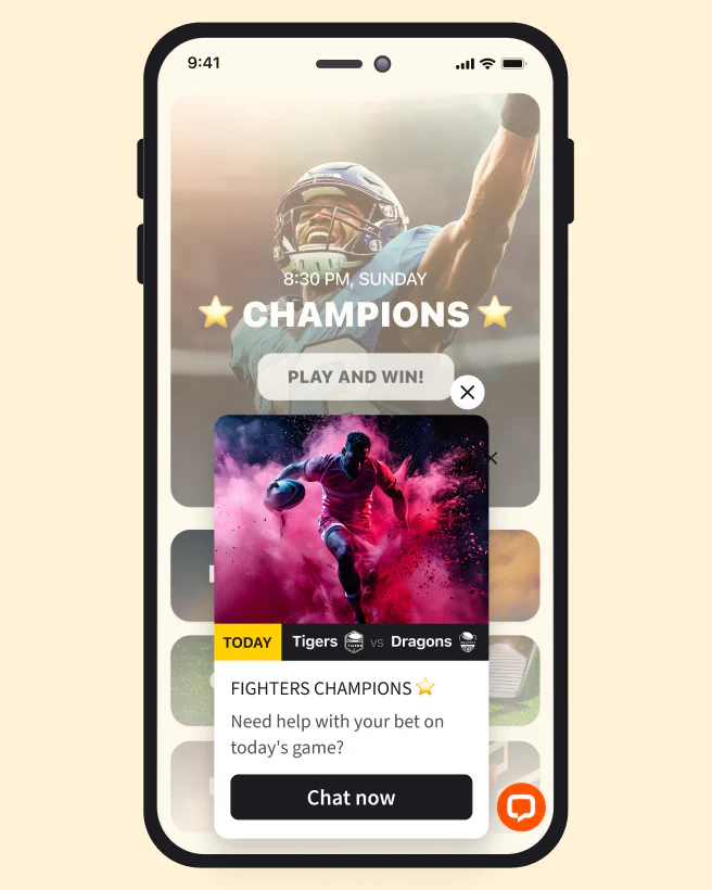 Chatbot handling repetitive questions on a gaming platform