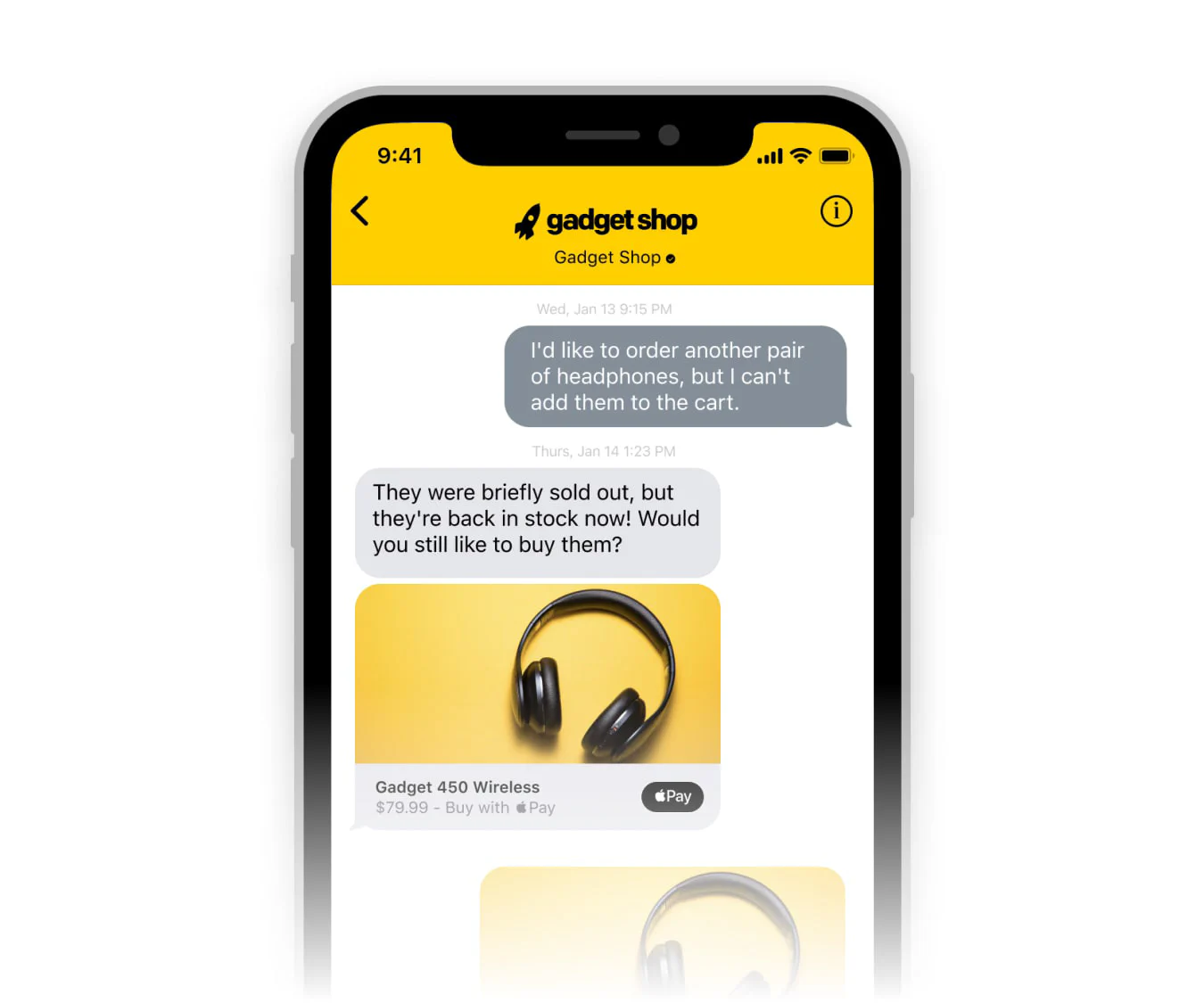 LiveChat® feature - asynchronous communication
